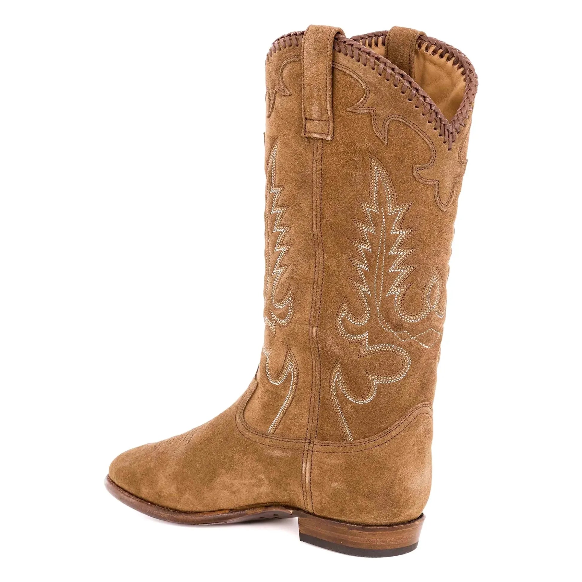 Shiloh Heritage - Midnight Western Suede Boots | Camel