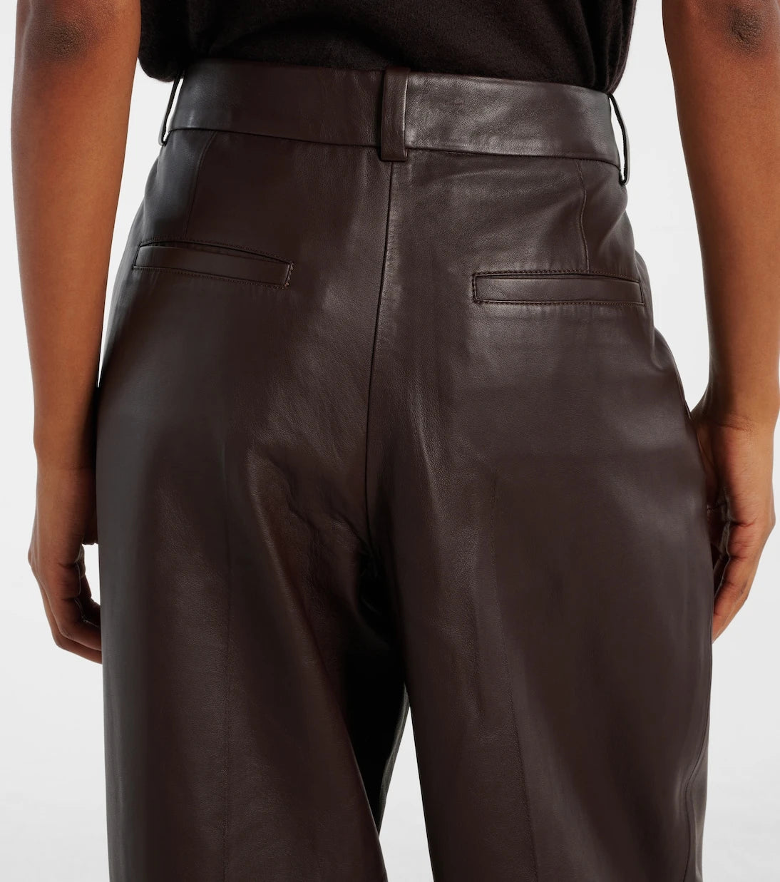 Zimmermann - Illustration leather wide-leg pants