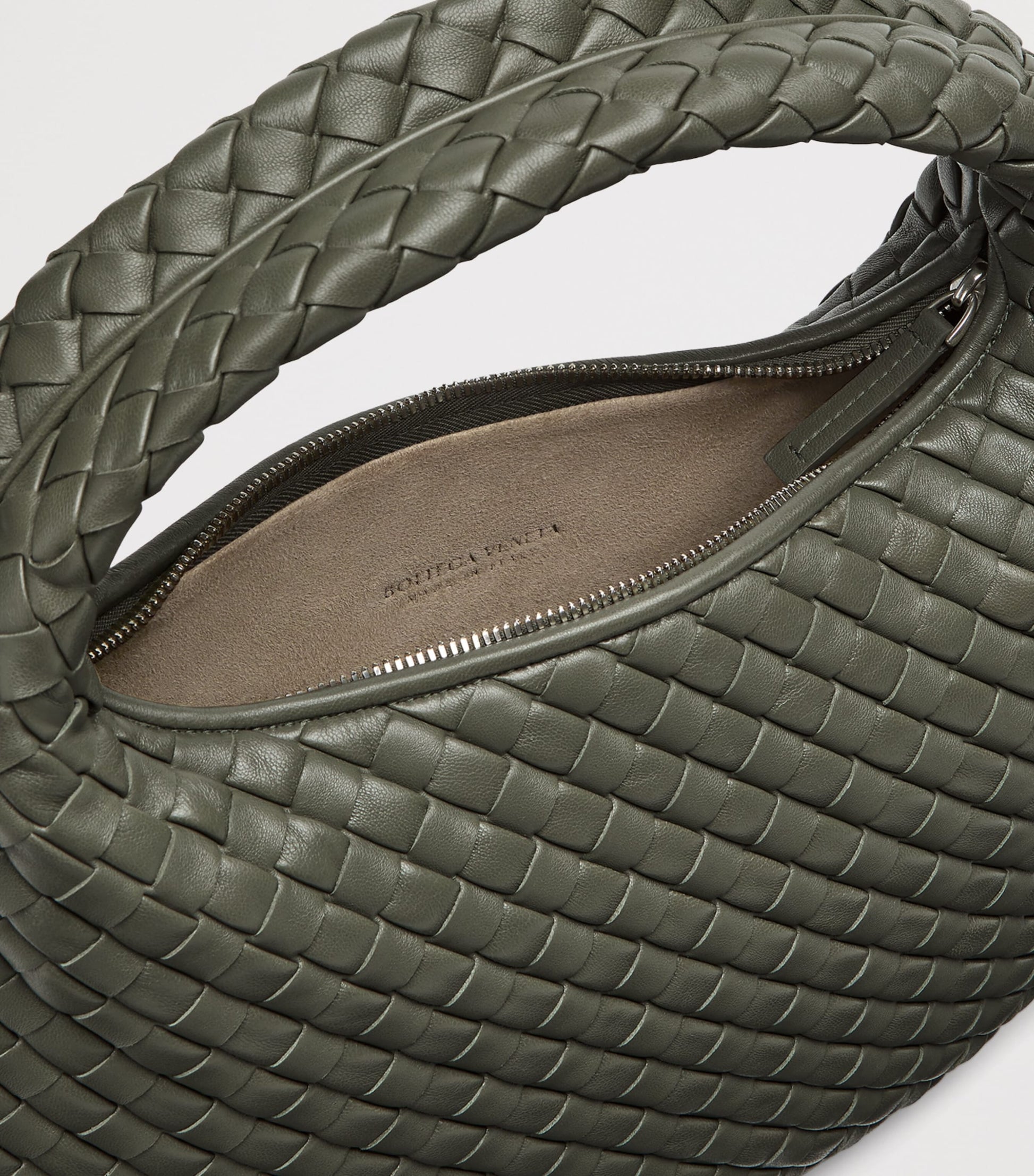 Bottega Veneta Small Leather Intrecciato Veneta Shoulder Bag