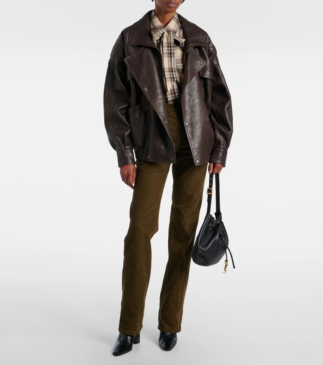 Saint Laurent - Clyde cotton corduroy straight pants