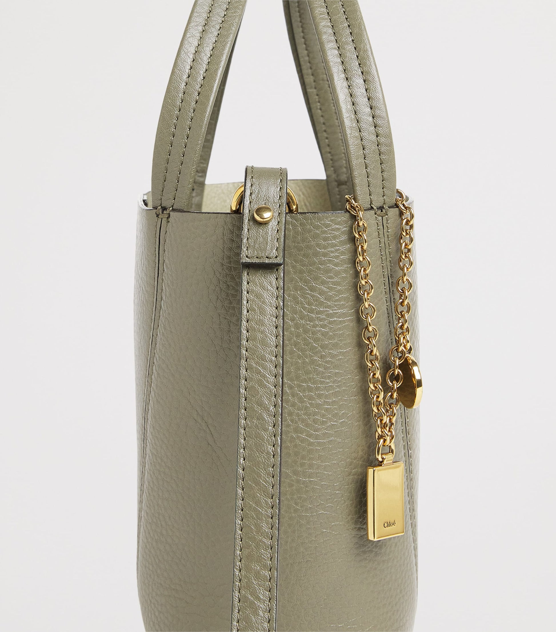 Chloé Small Leather Spin Tote Bag
