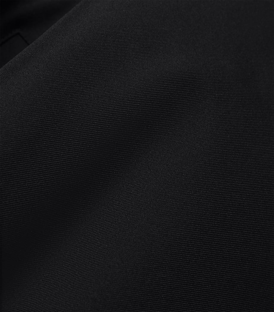 Emporio Armani Black Technical Fabric Blouson Jacket