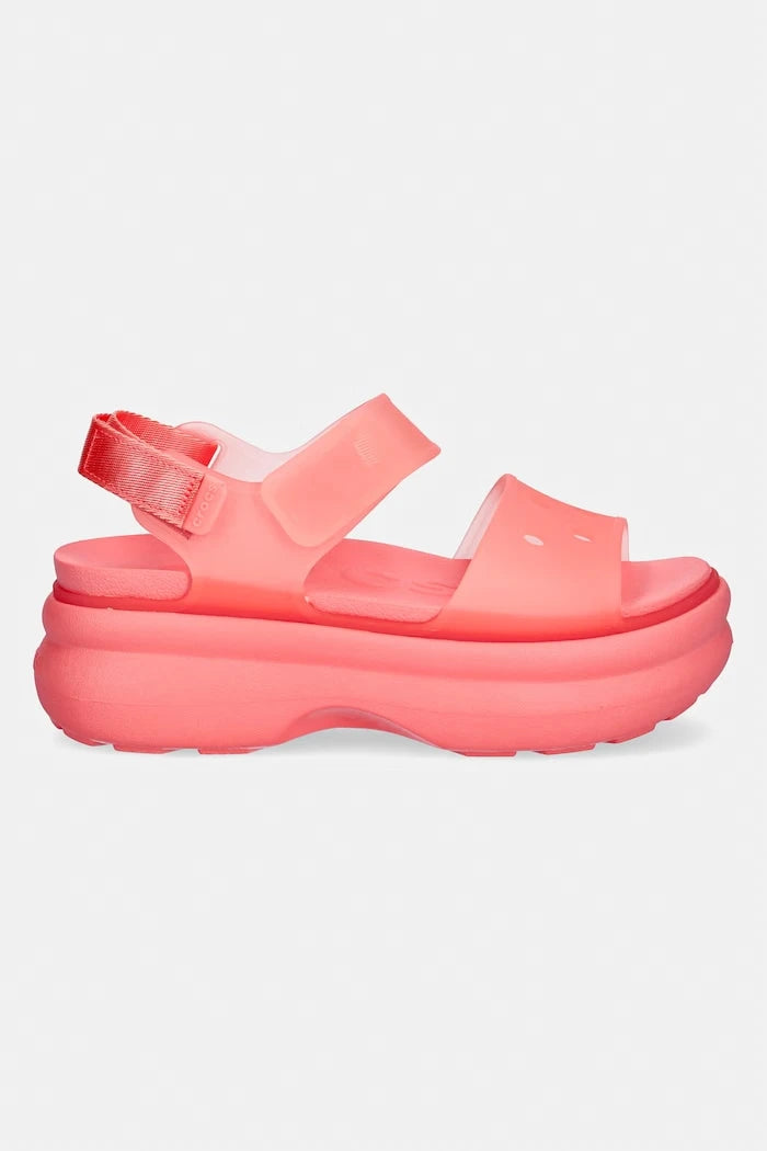 Crocs сандали с платформа дамски Soho Frosted Y Strap Sandal