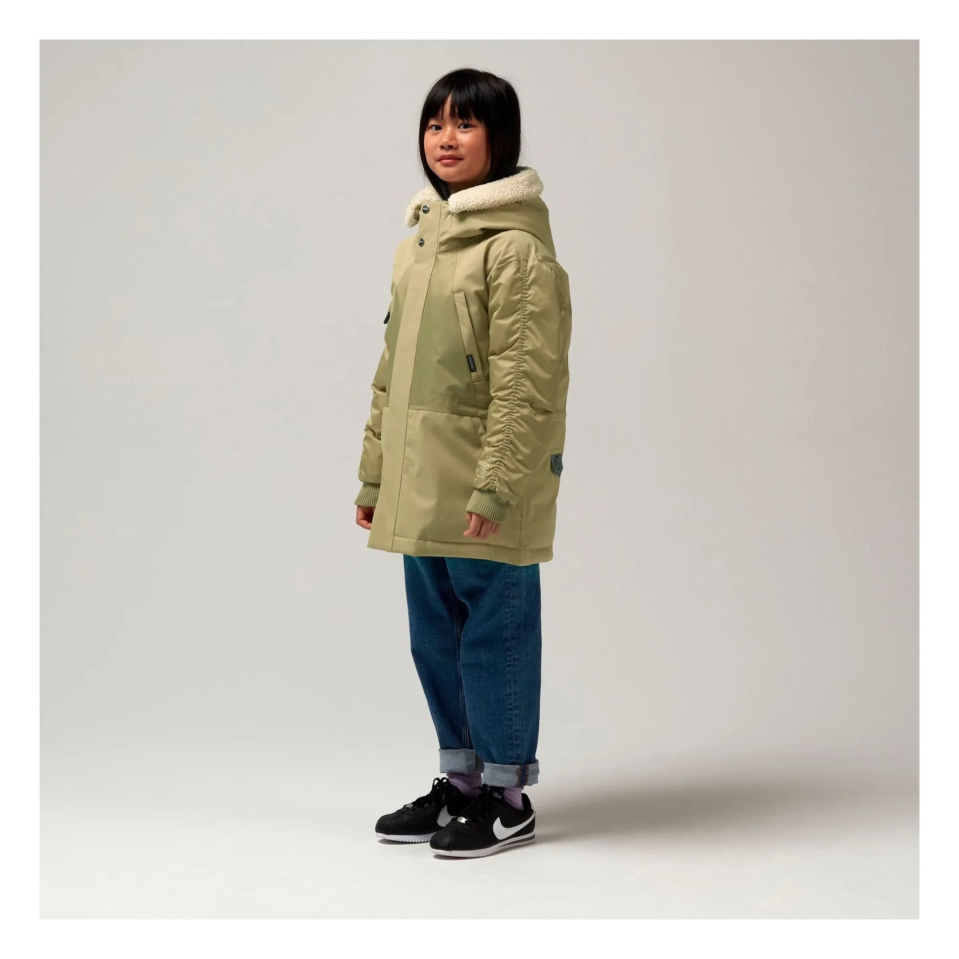 Gosoaky - Funny Frog waterproof parka | Pale green