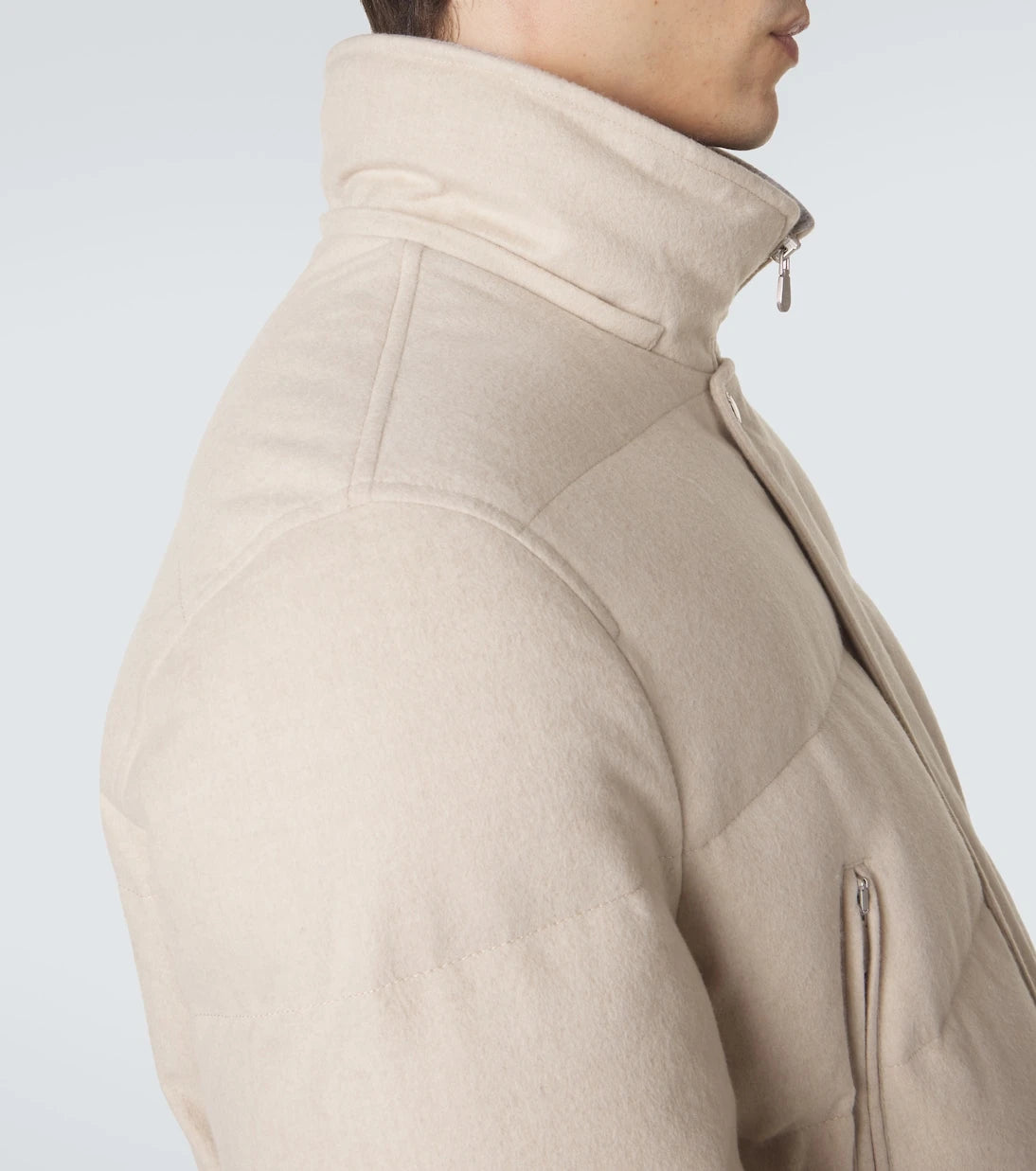 Brunello Cucinelli - Wool flannel down parka