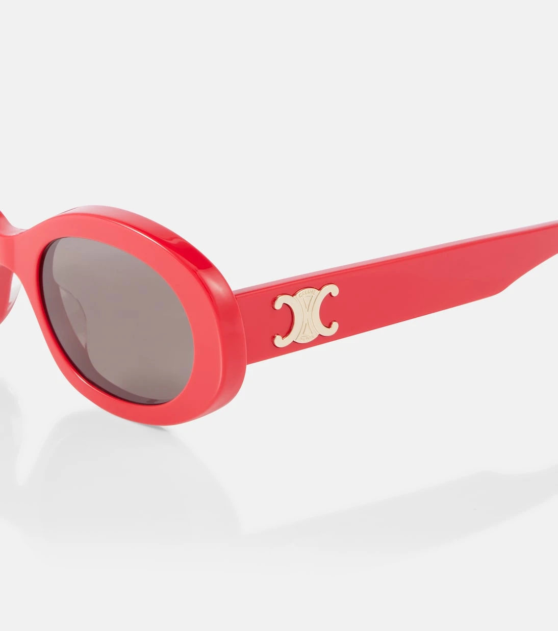 Celine Eyewear - Triomphe oval sunglasses