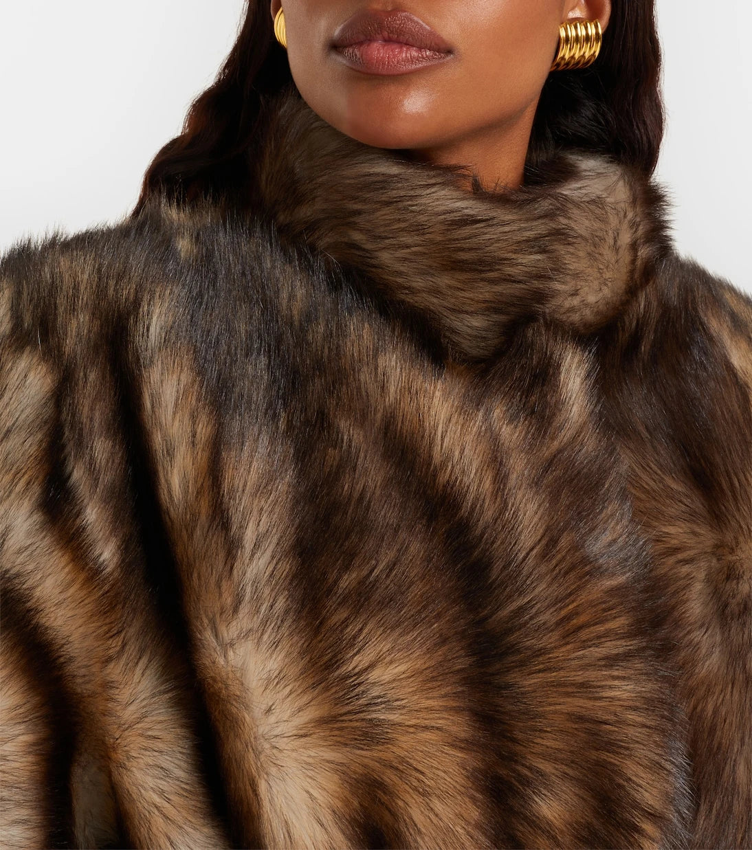 Nour Hammour - Elsa shearling wrap jacket