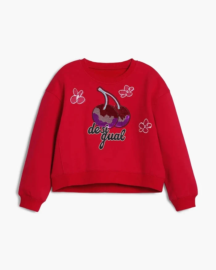 Детски памучен суичър Desigual
