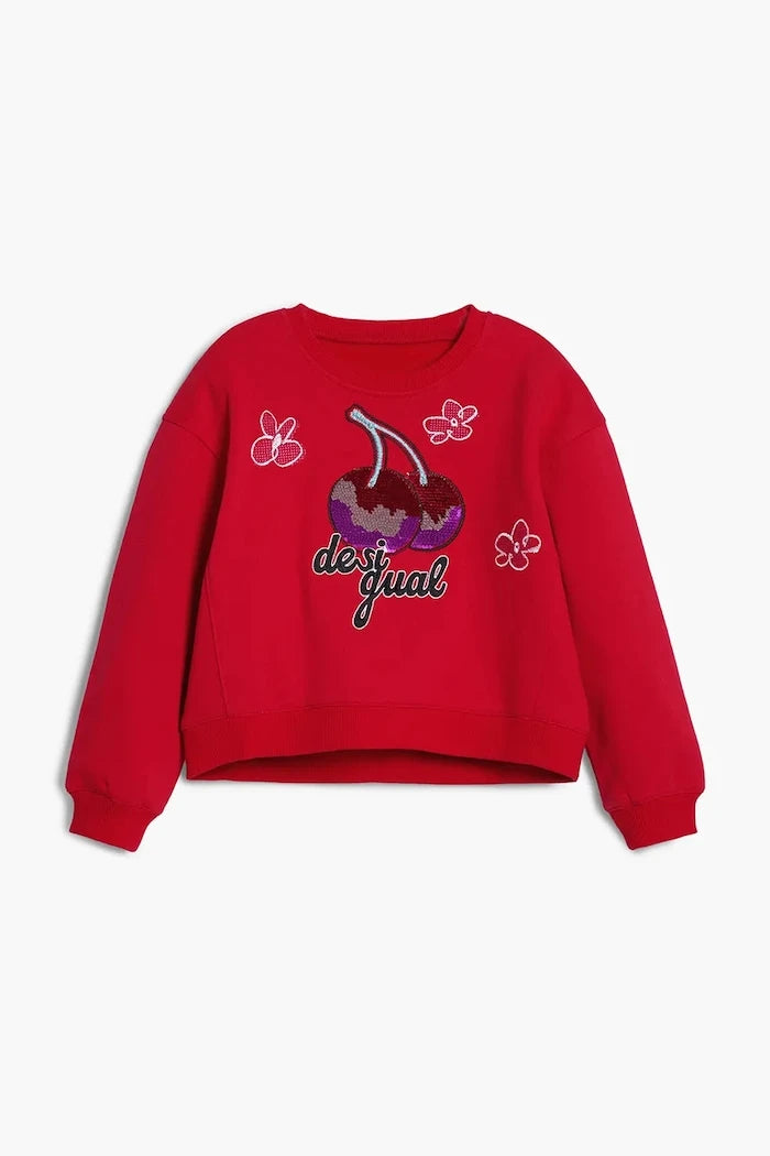 Детски памучен суичър Desigual