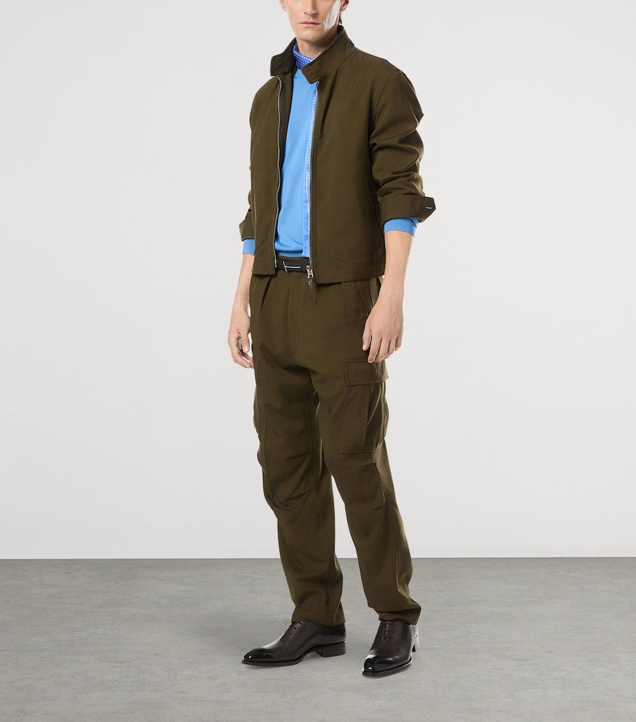 TOM FORD Virgin Wool-Blend Cargo Trousers