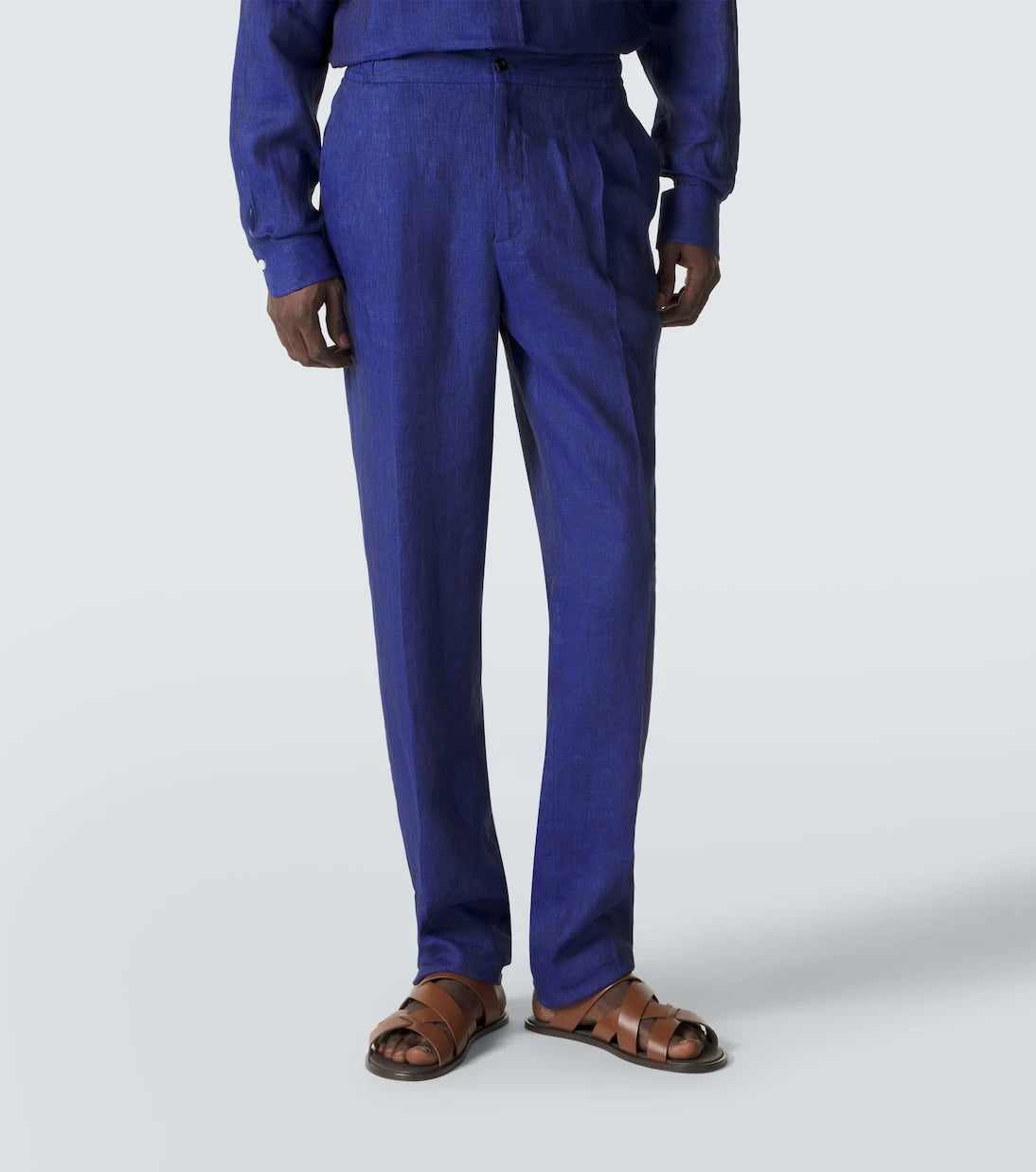 Rubinacci - Linen tapered pants