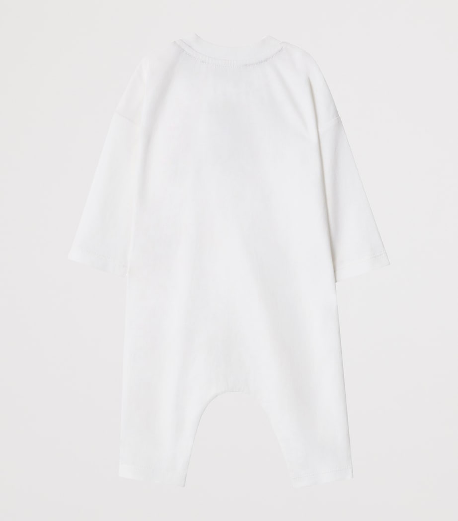 Burberry Kids Cotton EKD Check Playsuit (1-18 Months)