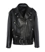 Prada Black Nappa Leather Biker Jacket