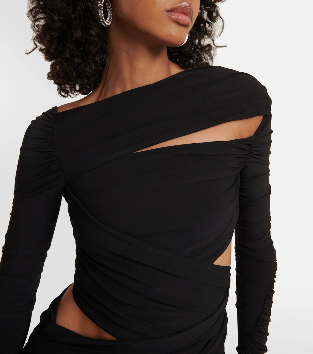 The Attico - Asymmetrical draped top