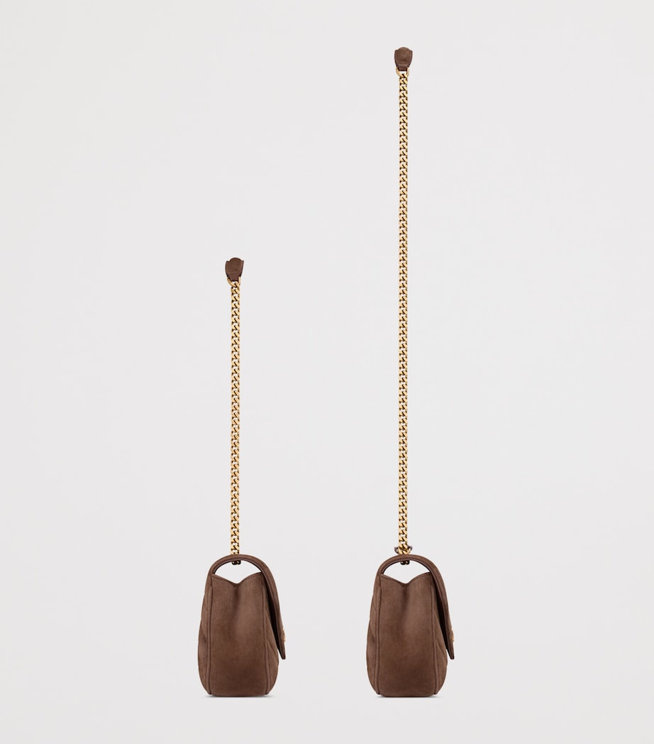 Saint Laurent Brown Small Loulou Shoulder Bag