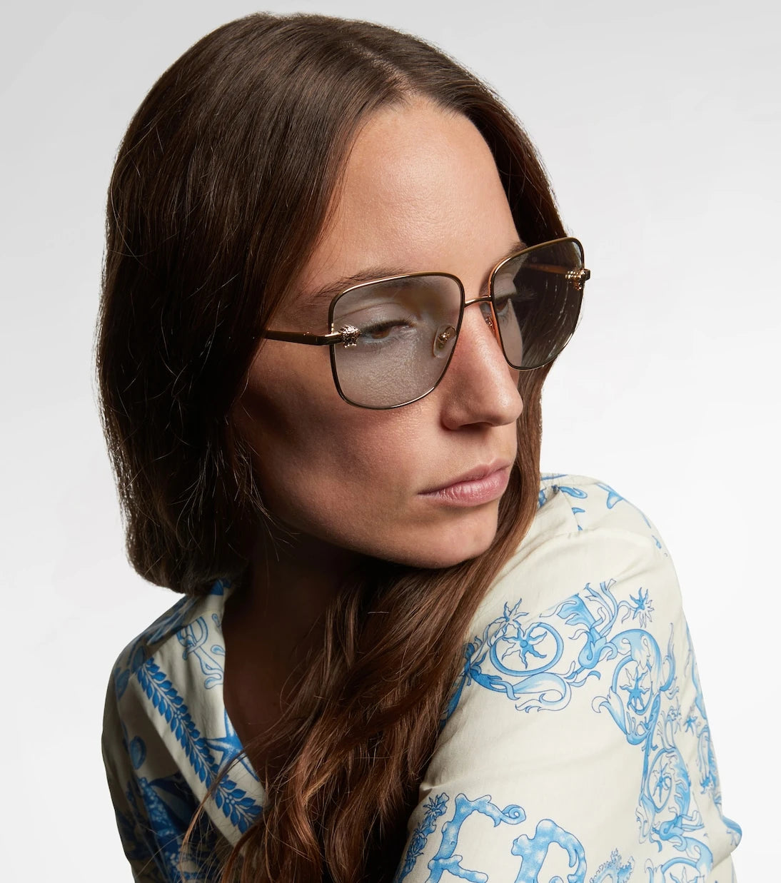 Versace - Medusa square sunglasses