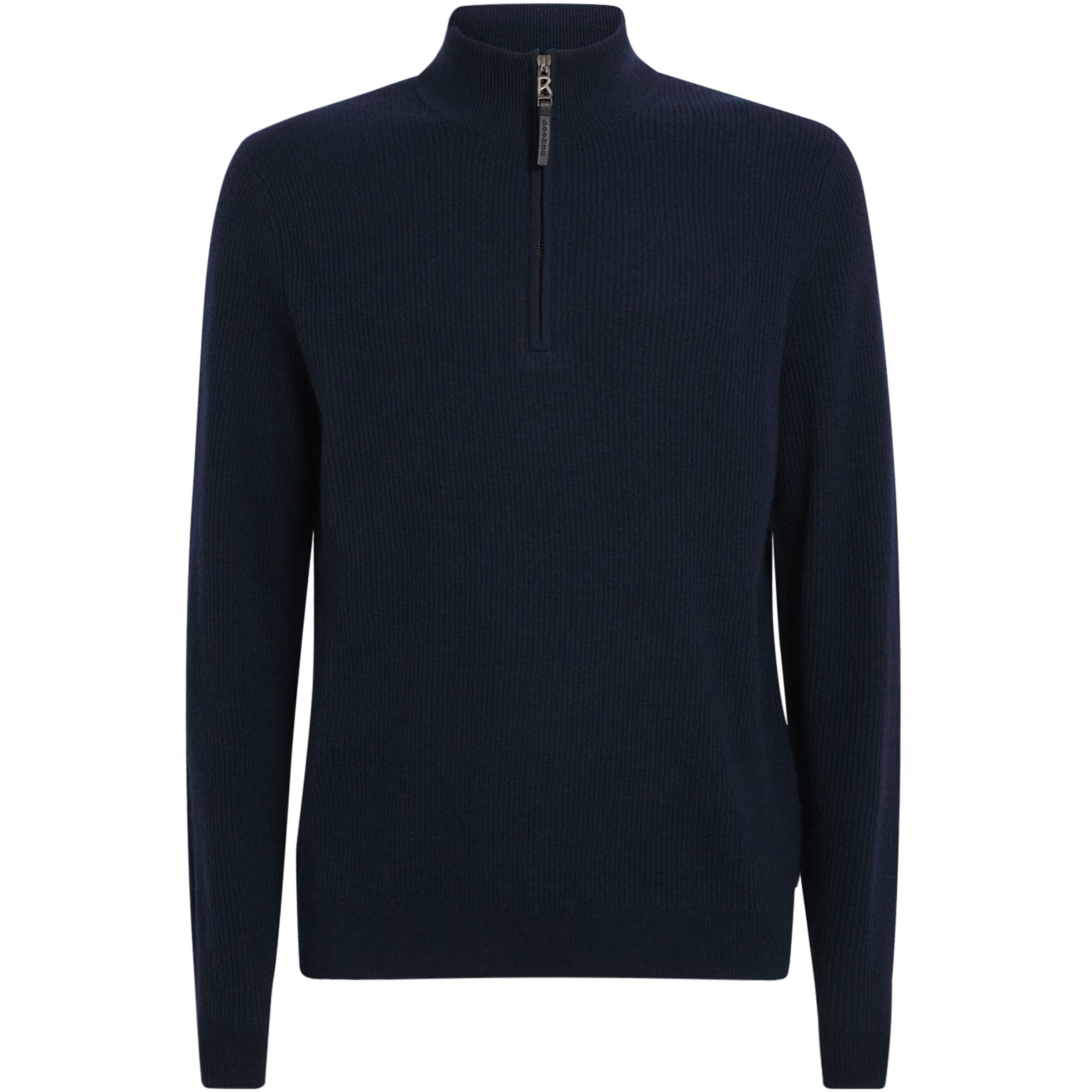 Navy Derek Quarter-Zip Sweater