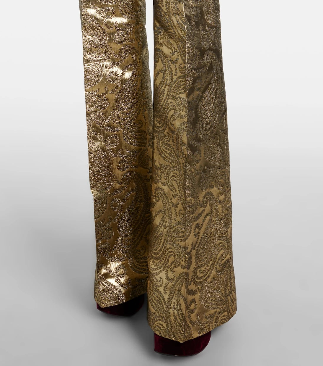 Etro - Paisley brocade flared pants