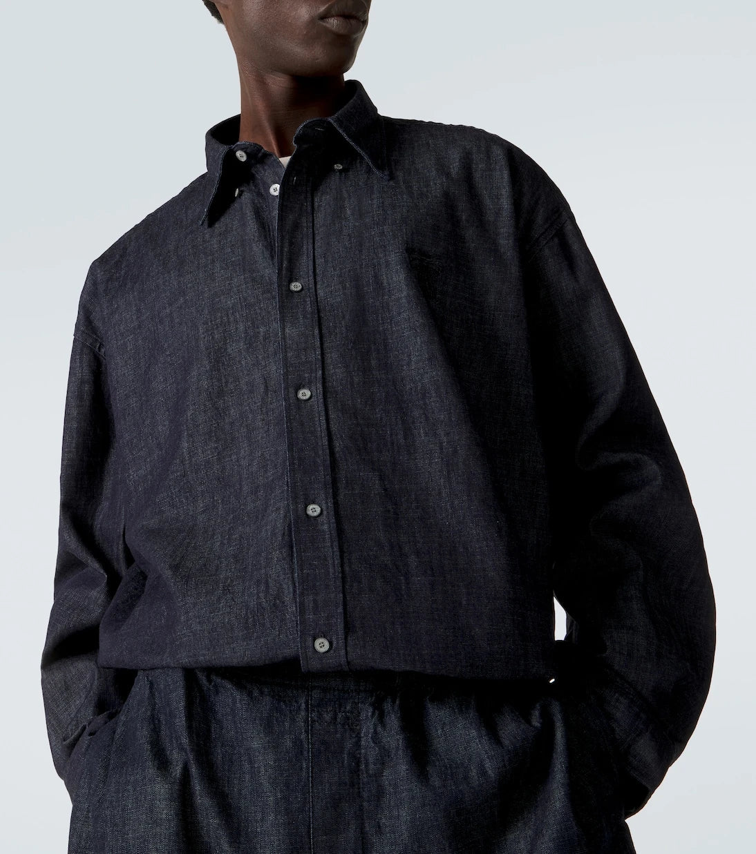 Acne Studios - قميص دنيم مطرز