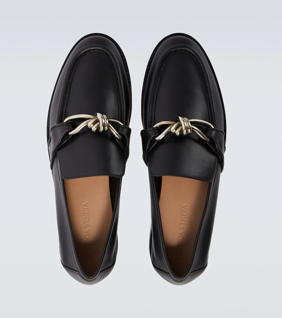 Bottega Veneta - Astaire Knot deri makosenler