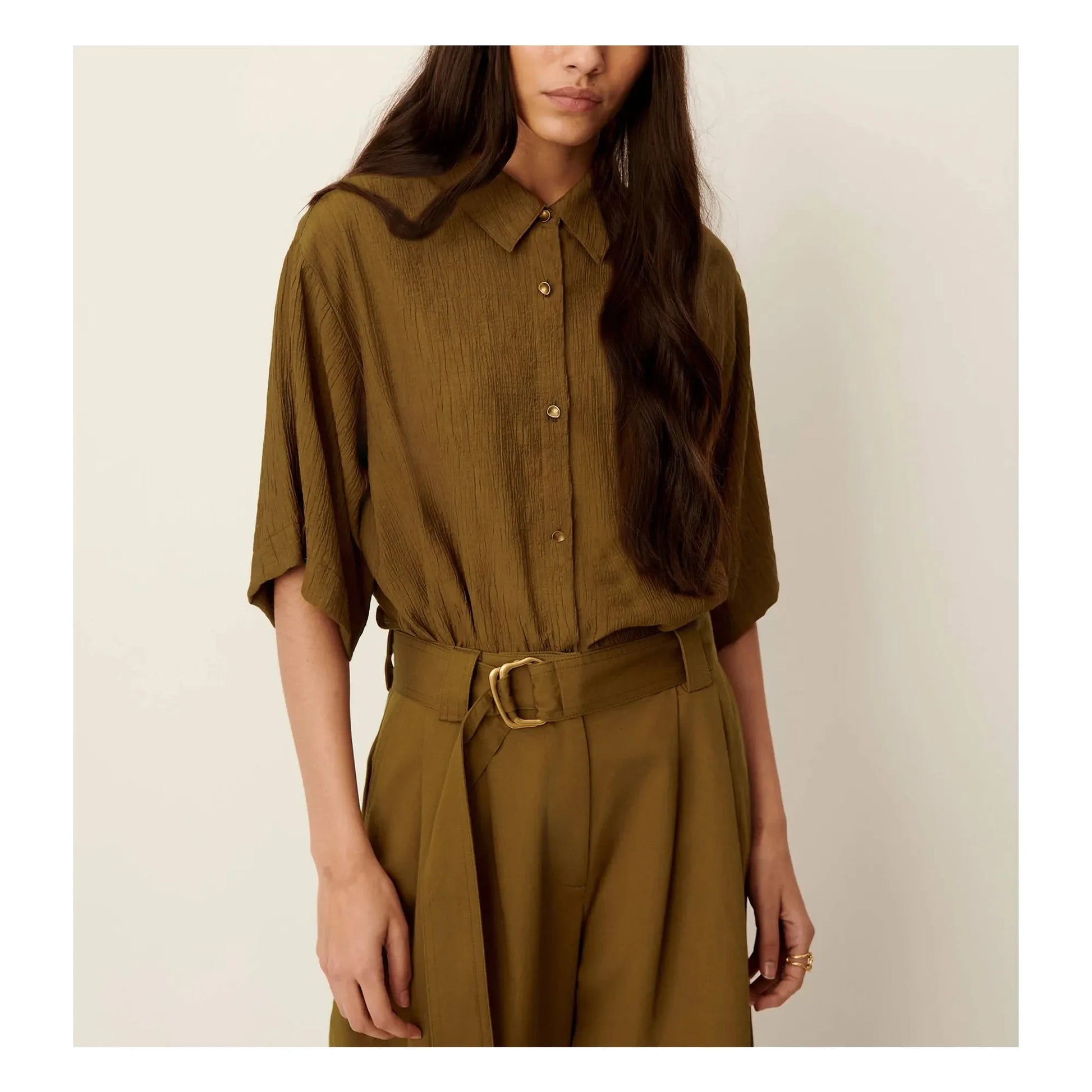 Sessùn - Kalya blouse | Khaki