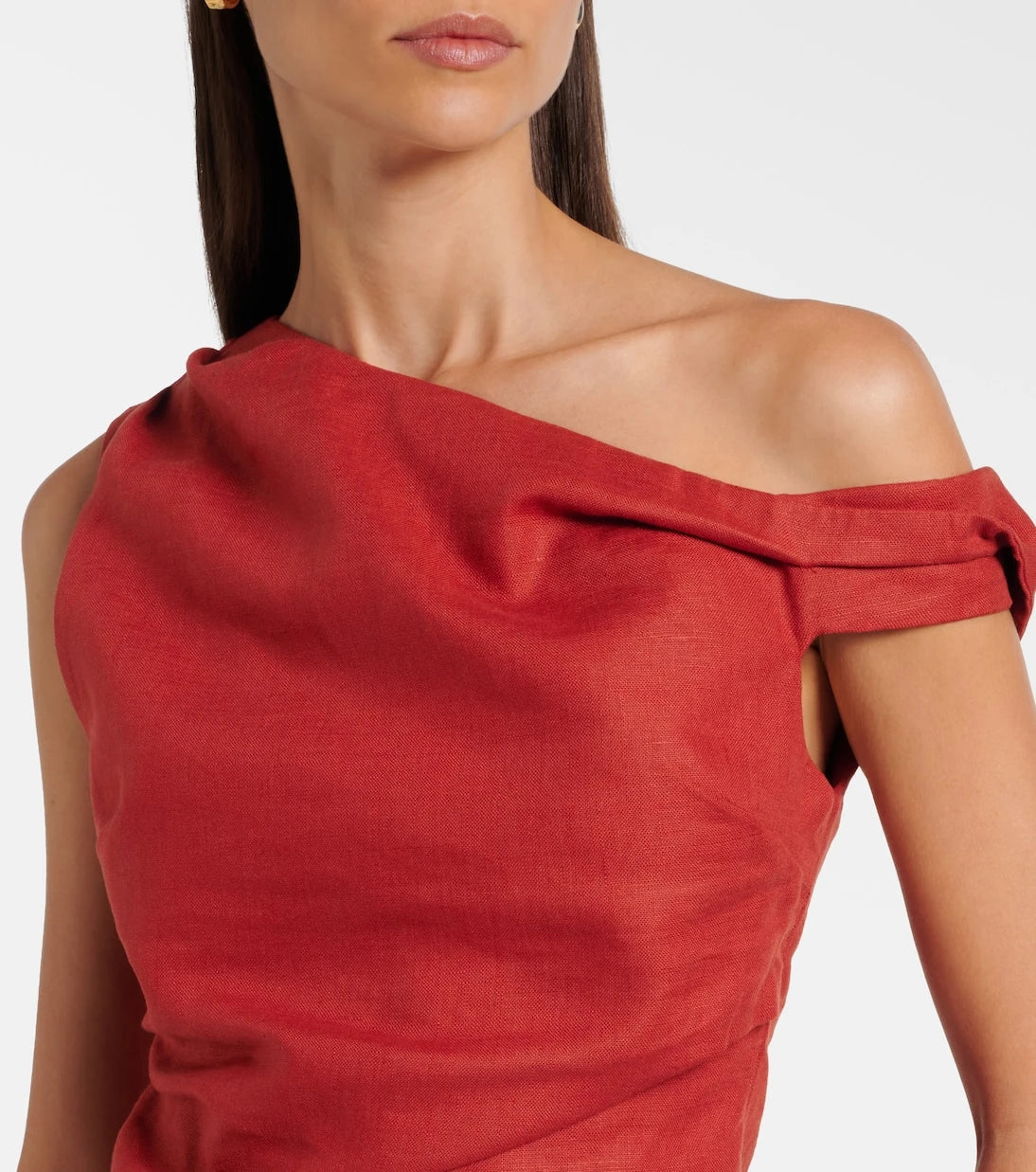 SIR - Asymmetric linen top