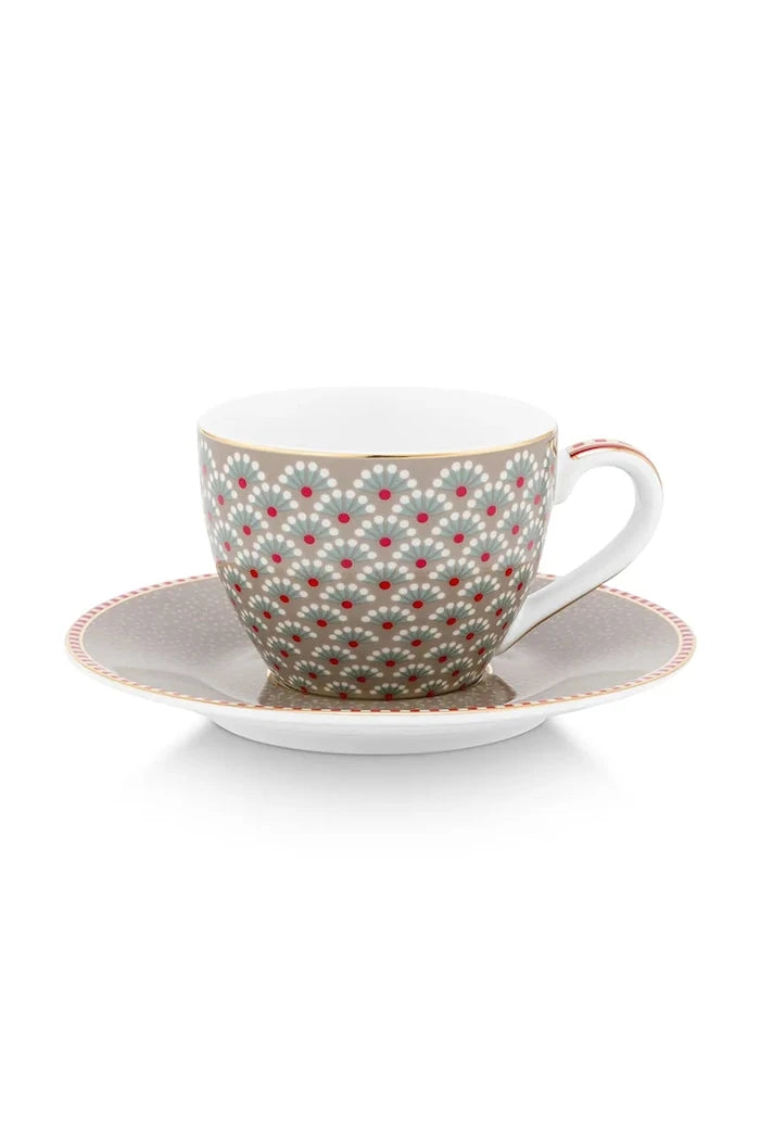 Pip Studio Porselen Fincan ve Tabağı Seti 120 ml