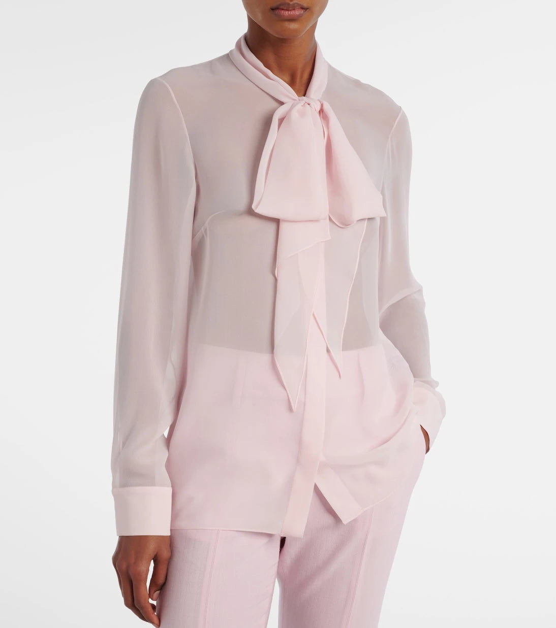 Gabriela Hearst - Shildon tie-neck silk blouse