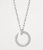 White Gold and Diamond Juste un Clou Necklace