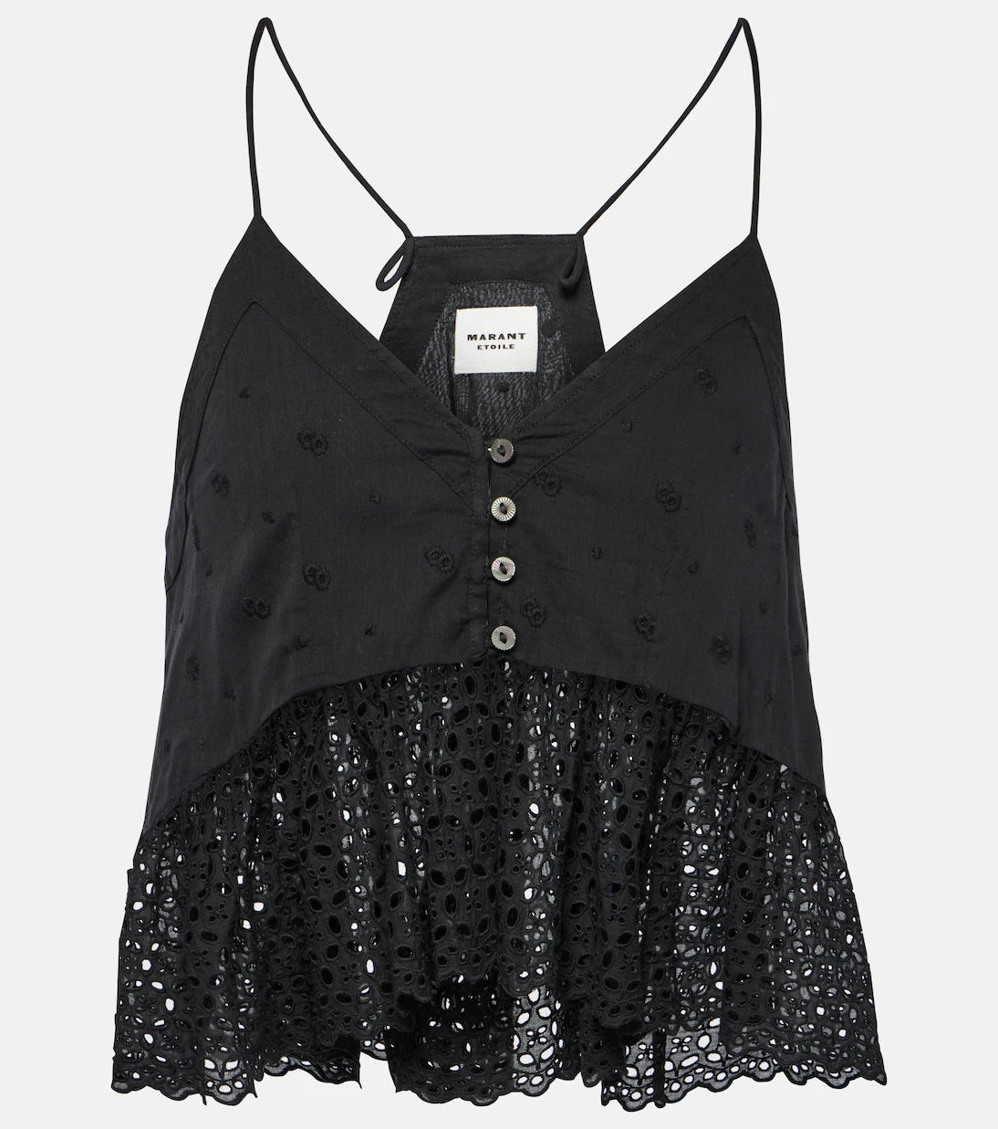 Marant Etoile - Sogane embroidered peplum top
