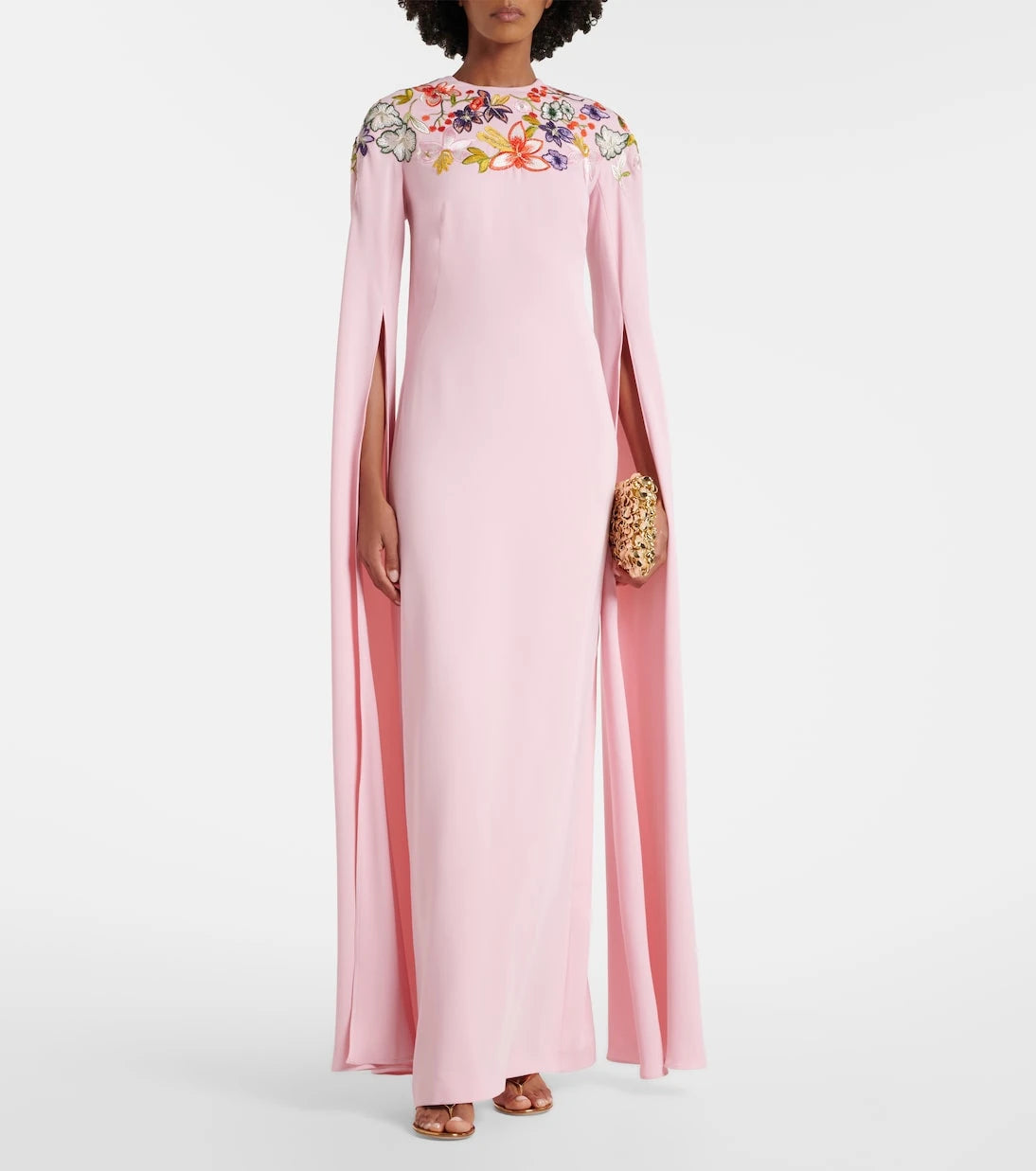 Costarellos - Embroidered gown