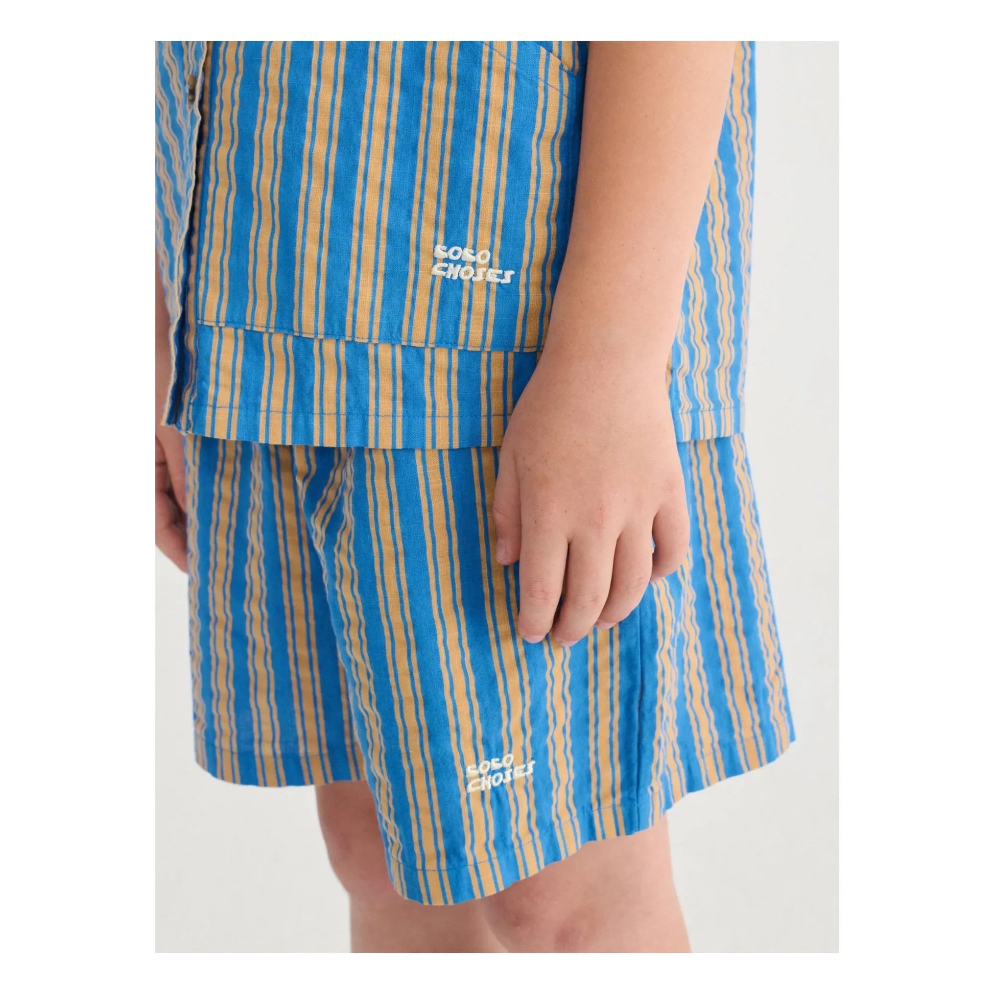 Bobo Choses - Striped shorts | Blue