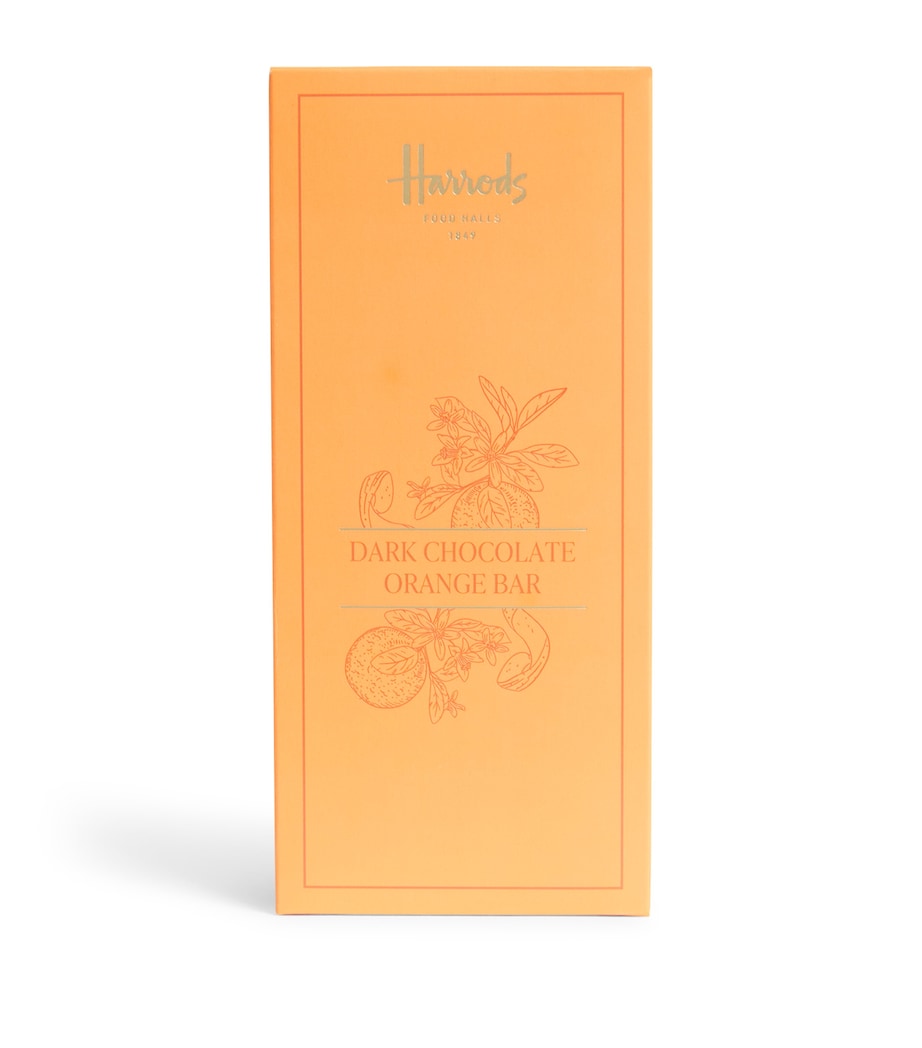 Harrods Dark Chocolate Orange Bar (80g)