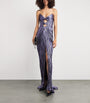 Maria Lucia Hohan Purple Despina Maxi Dress