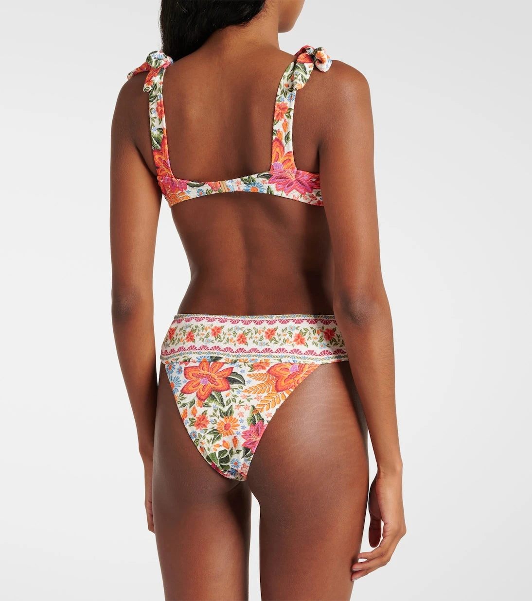 Farm Rio - Floral bikini top