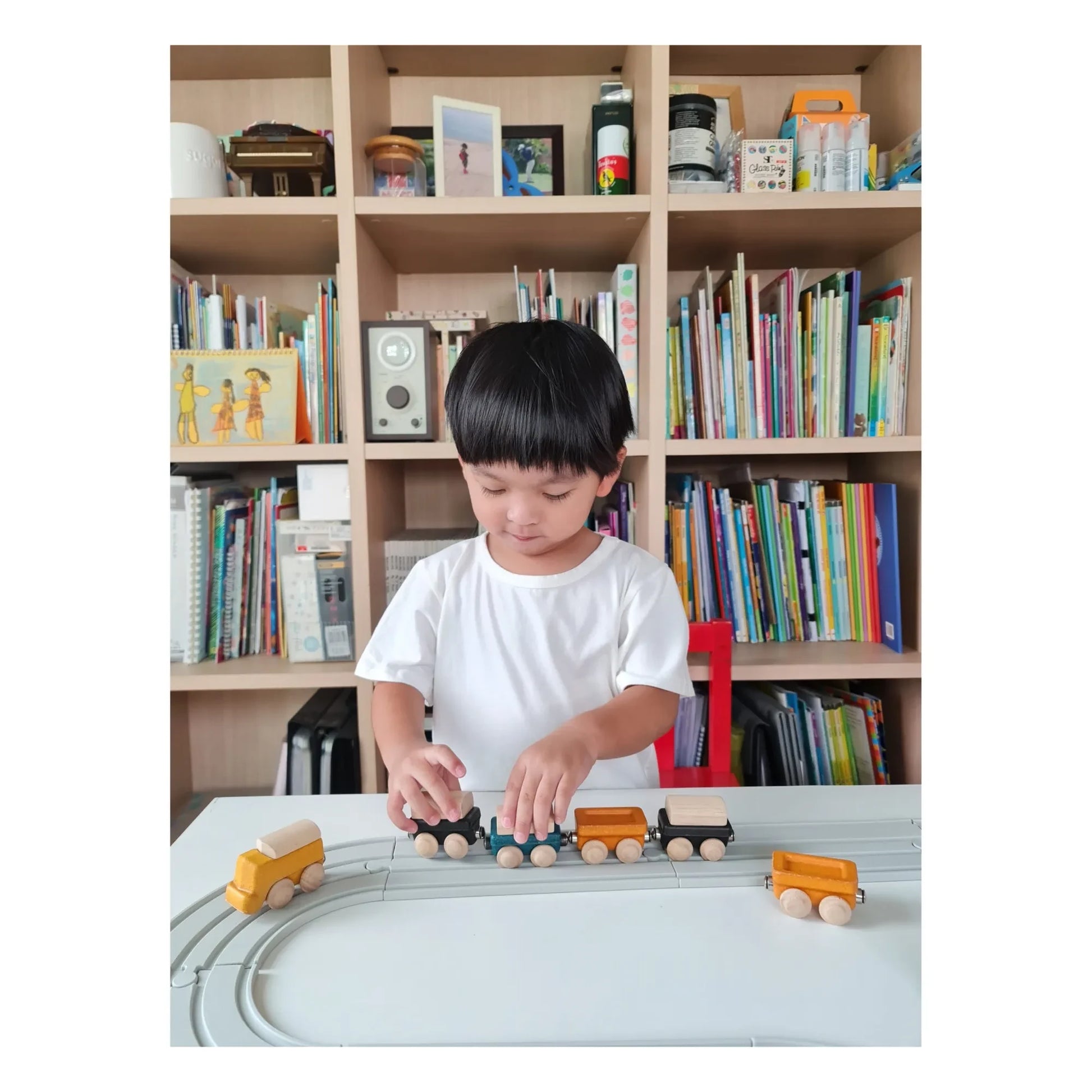 Plan Toys - Wooden Cargo Train