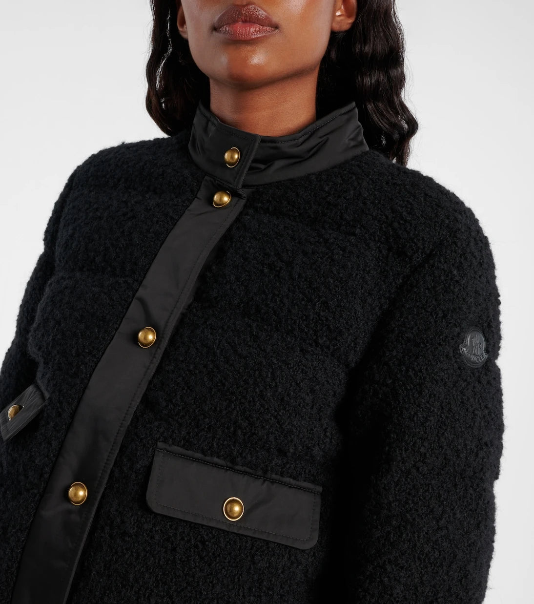 Moncler - Blandy tweed down jacket