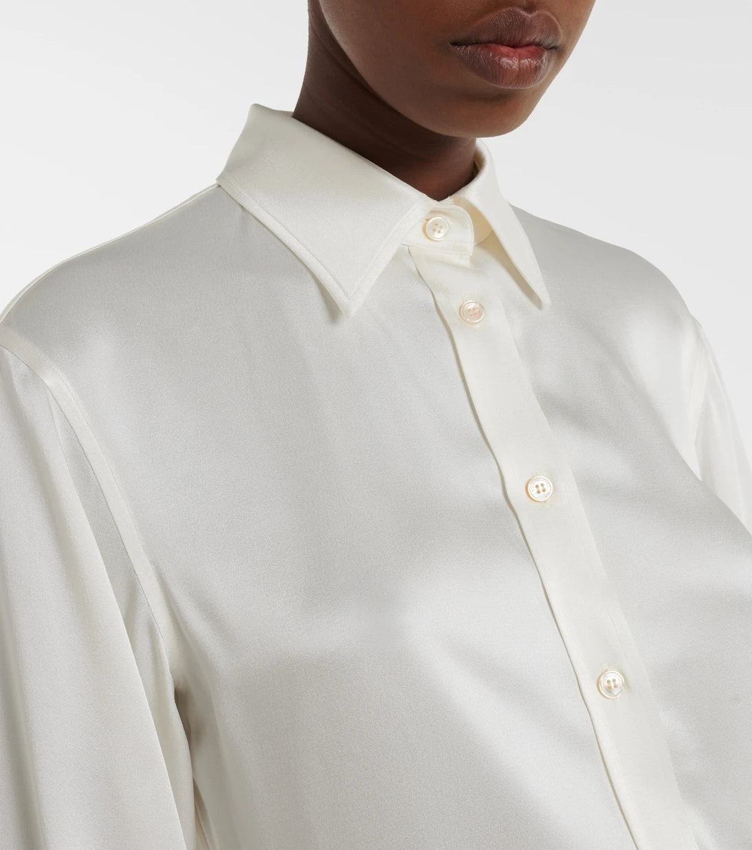 Stella McCartney - Peplum satin shirt
