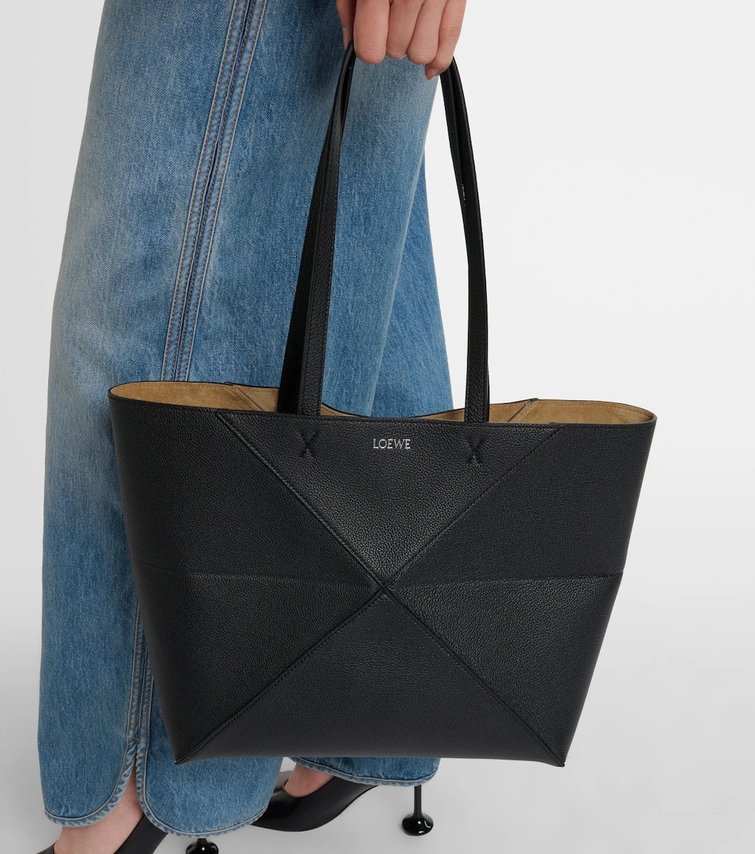 Loewe - Puzzle Fold Medium leather tote bag