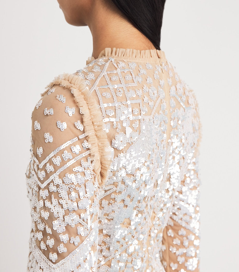 Needle & Thread Multi Aurora Mini Dress