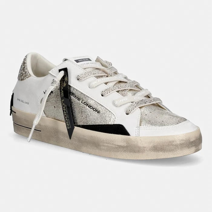 Crime London SK8 DELUXE маратонки дамски от кожа