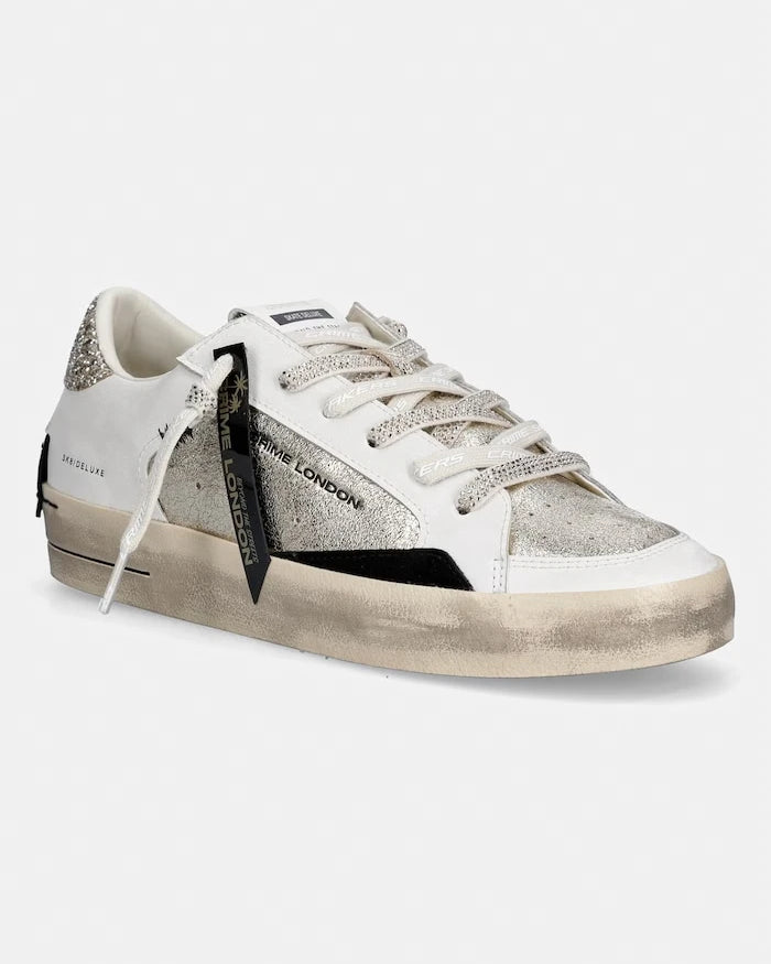 Crime London SK8 DELUXE маратонки дамски от кожа