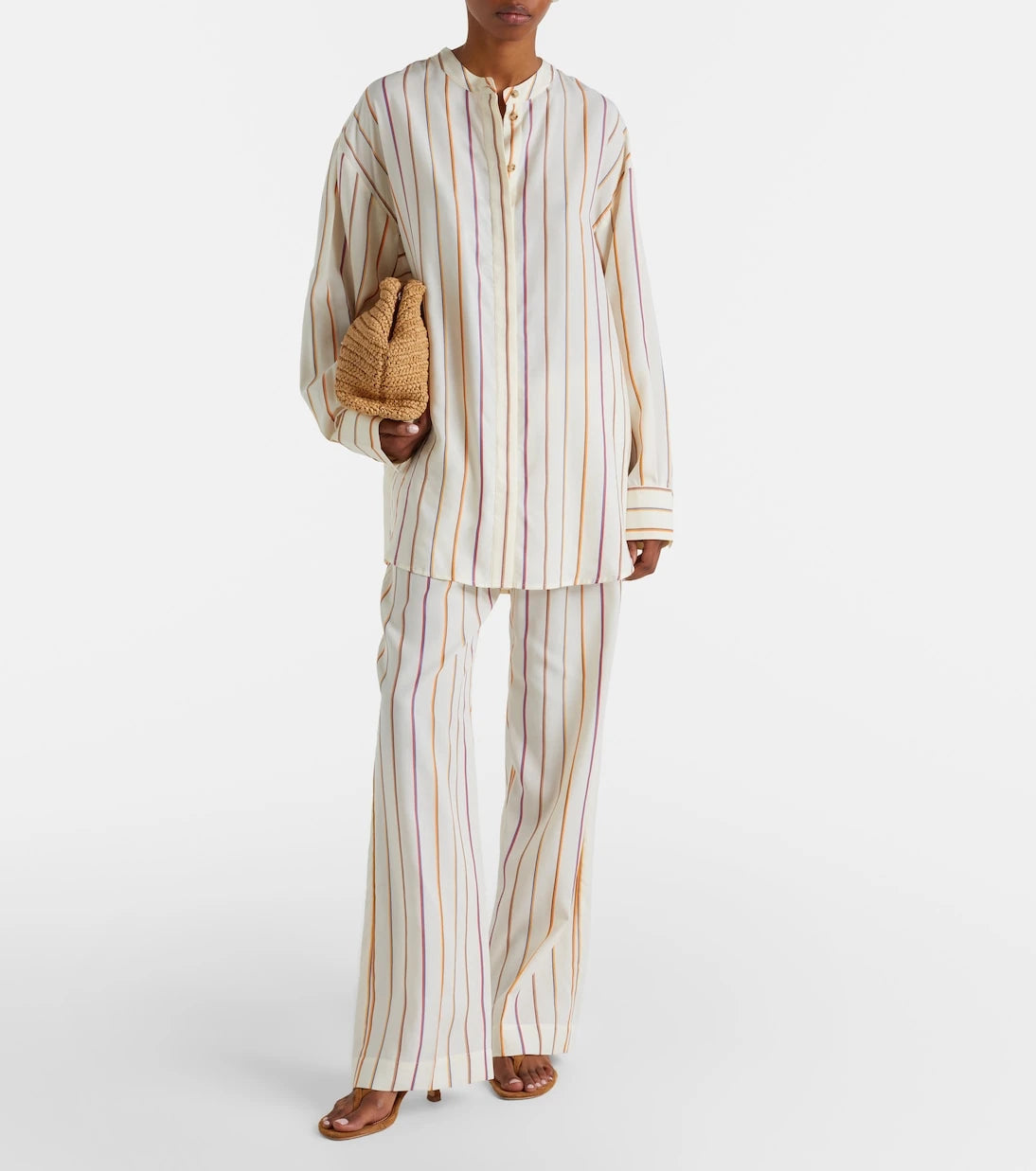 Asceno - Aria striped straight pants