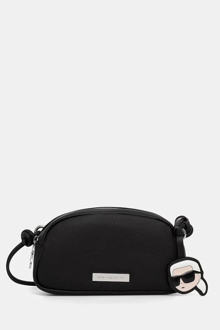 Karl Lagerfeld kadın crossbody çanta suni deri IKON