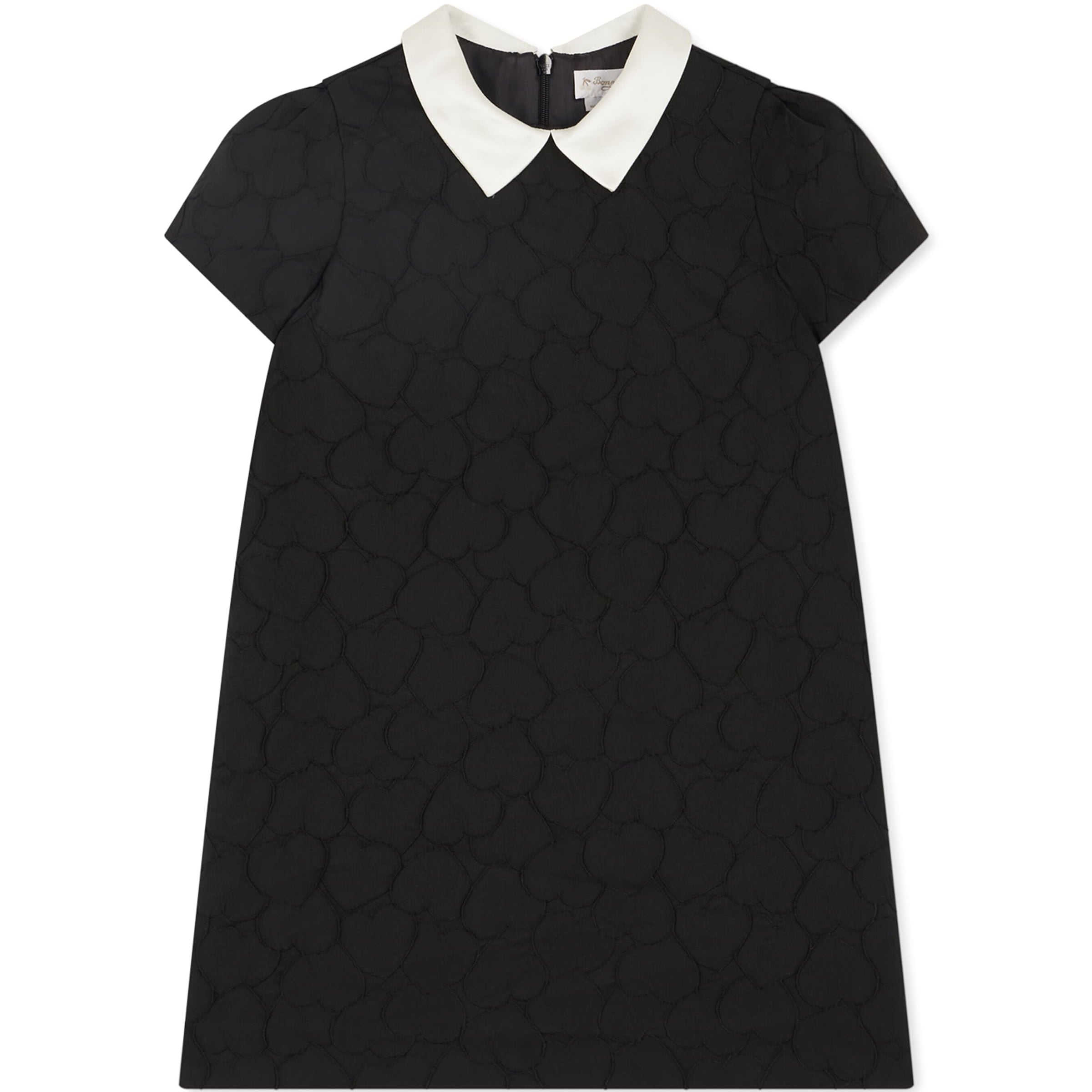 Black Jacquard Dress (10-14 Years)