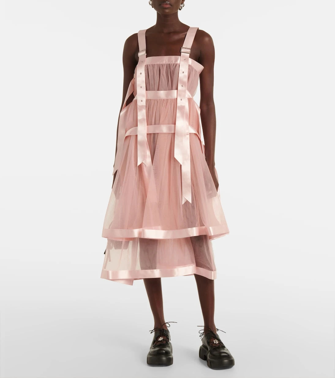 Noir Kei Ninomiya - Tulle midi dress