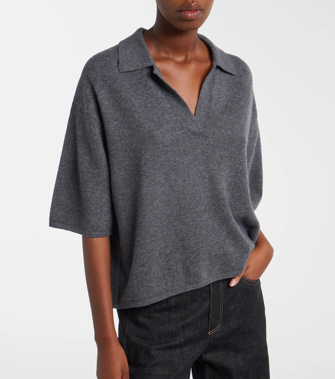 Lisa Yang - Neela cashmere polo sweater