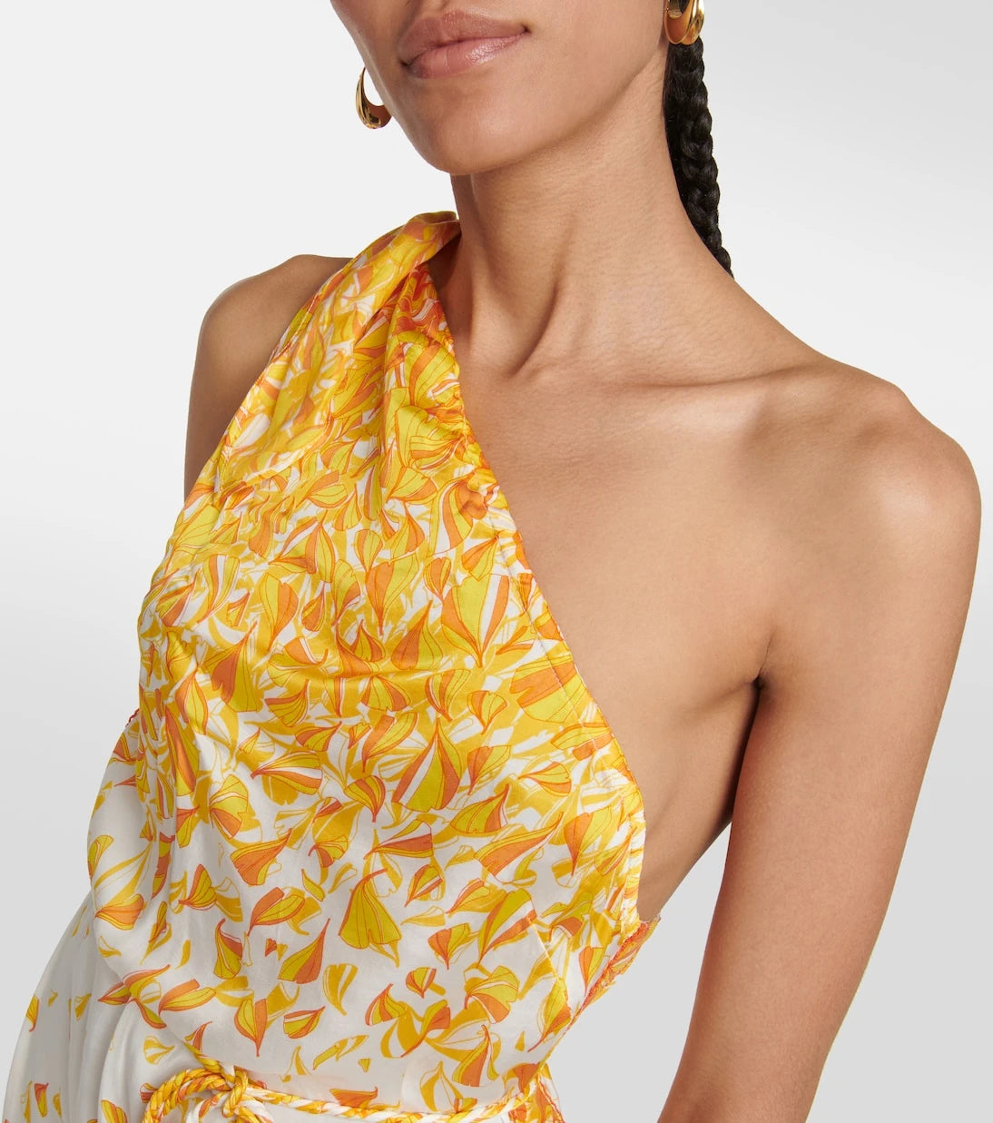 Poupette St Barth - Isabelle one-shoulder maxi dress