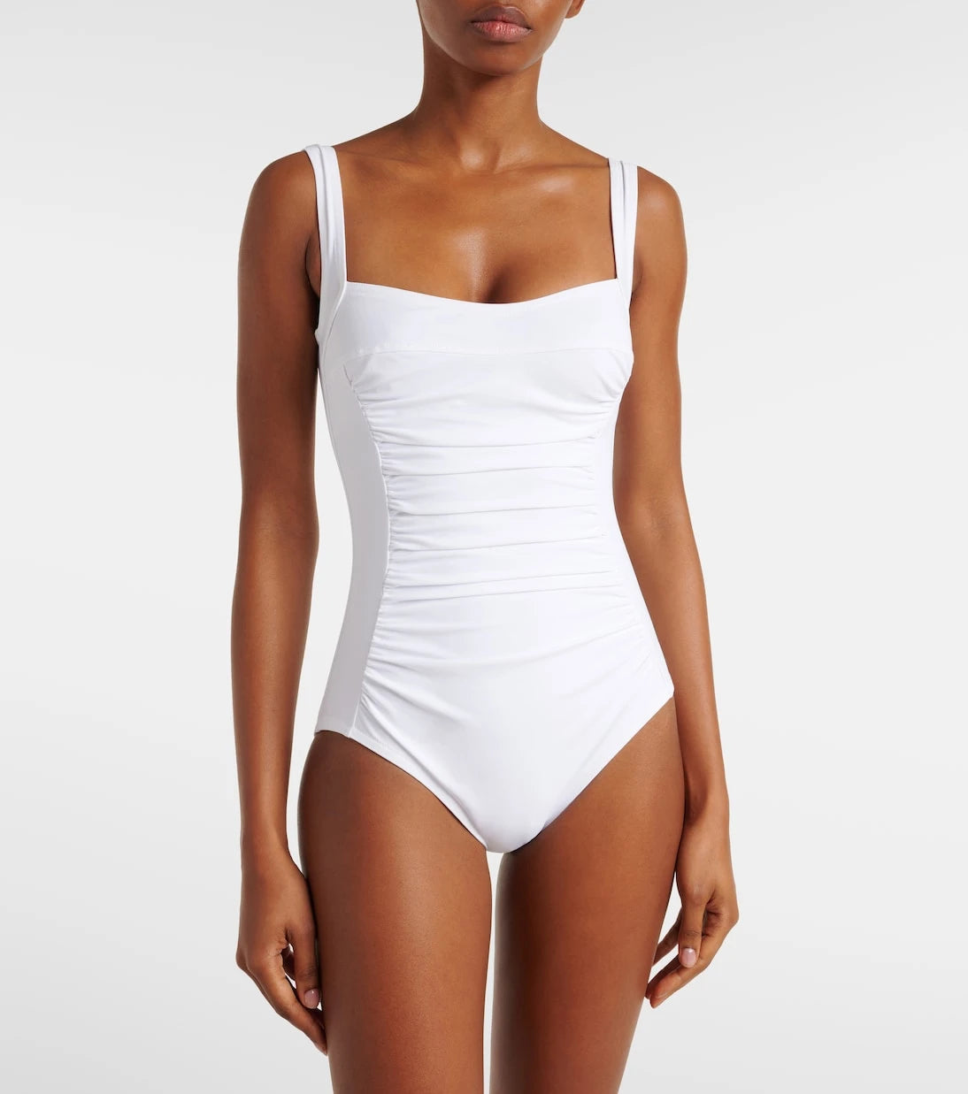 Karla Colletto - Sequined ruched swimsuit