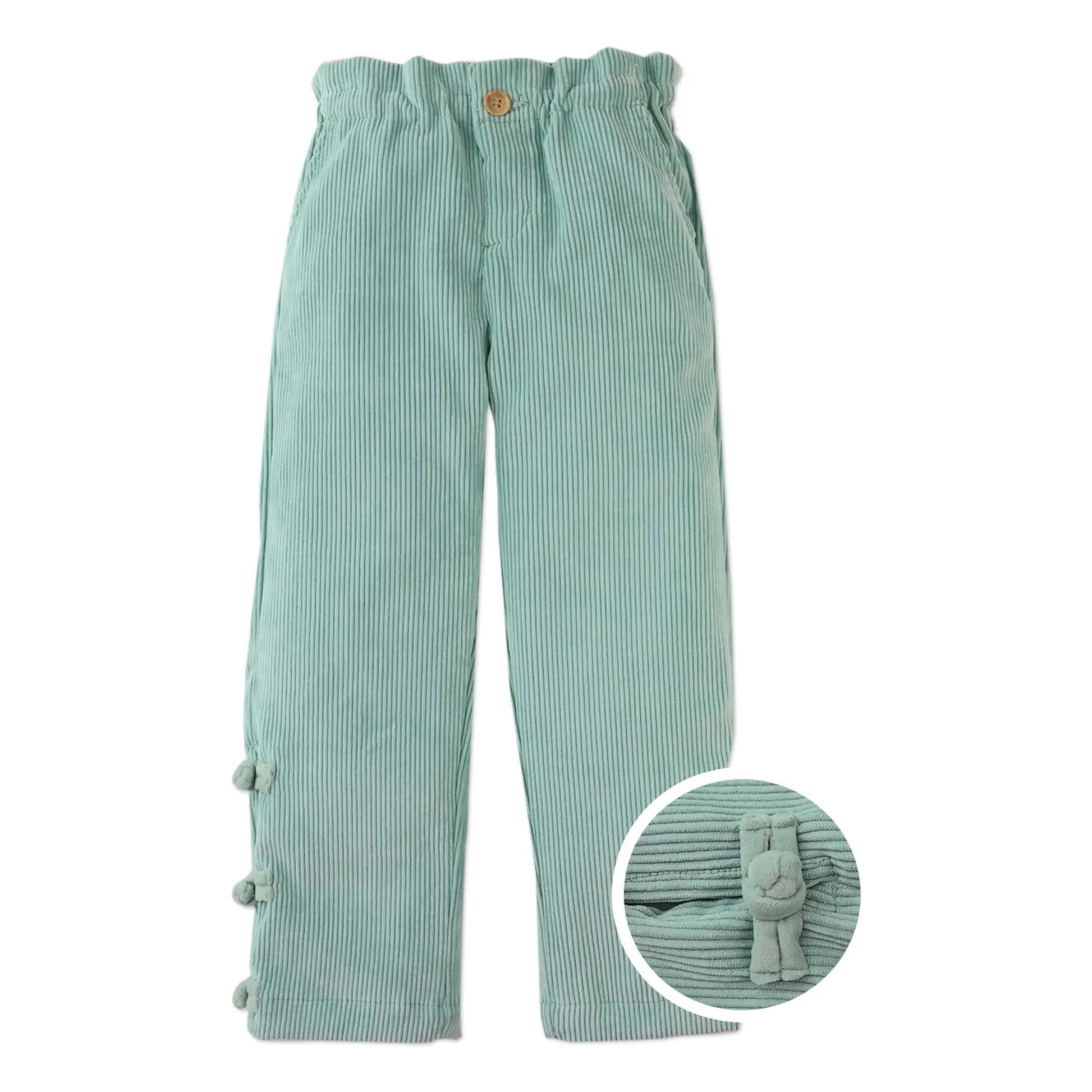 Gingersnaps - Arielle Ruffle Pants | Green water